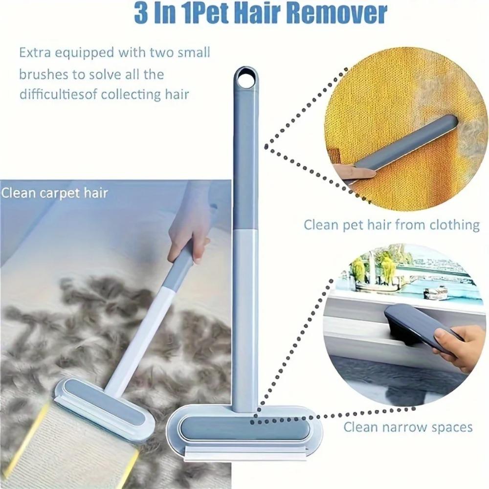 Multi-Functional Hair Remover Mitt - Pet Hair and Lint Removal Tool for Wet and Dry Use- Reusable, Washable, and Sticky  Carpet