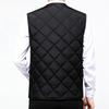 Men's Fleece-Lined Windproof Vest for Autumn & Winter - Ideal for Middle-Aged & Elderly
