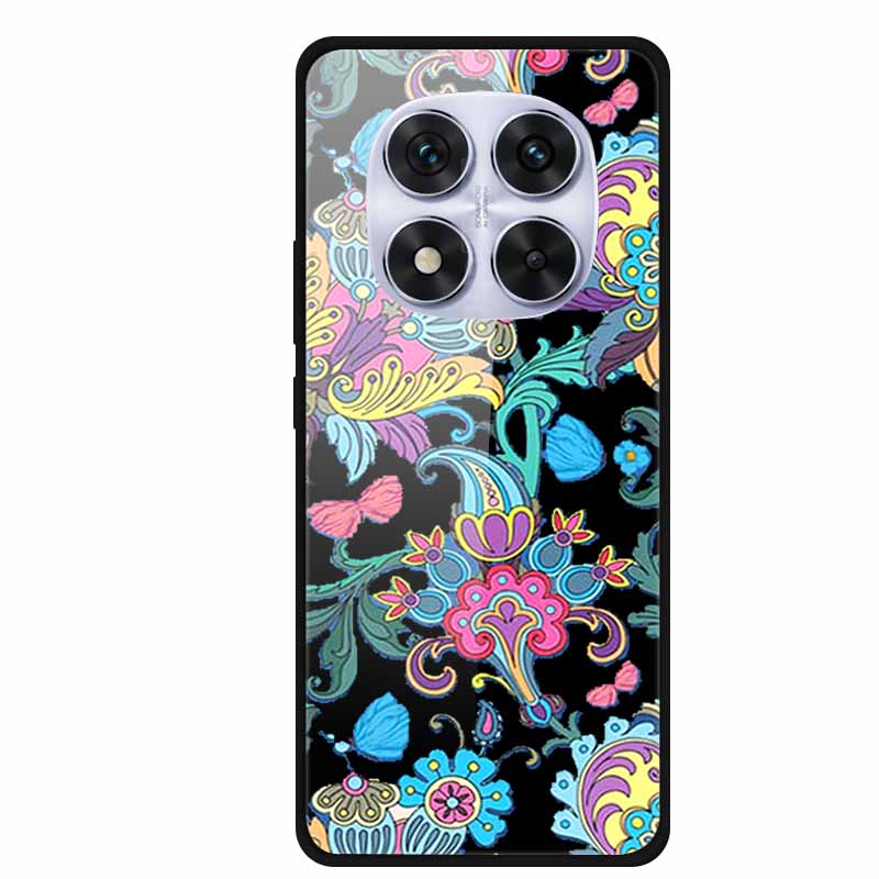 Glass Back Cover For Redmi Note 14 Note14 Pro 4G Case Tempered Glass Case For Xiaomi Redmi Note 14 Pro 5G Phone Case Soft Bumper