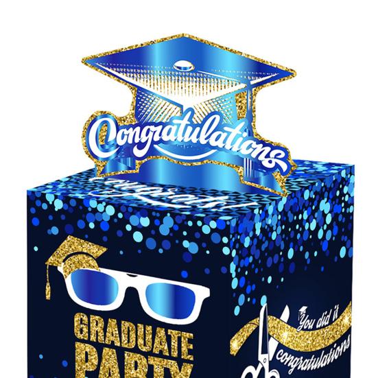 Graduation Gift Box Thick Paper Card Box for Graduation Party Decorations And Gift