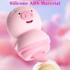Dual 6 Modes Female Masturbator Cute Pig USB Charging Portable Clitoris Stimulator Sex Toys for Woman Nipple Massager Tongue Licking Sucking Vibrator