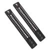 2Pcs Punk Wristband Vintage Multi‑Layer Rivet Motorcycle Faux Leather Cuff Bracelets