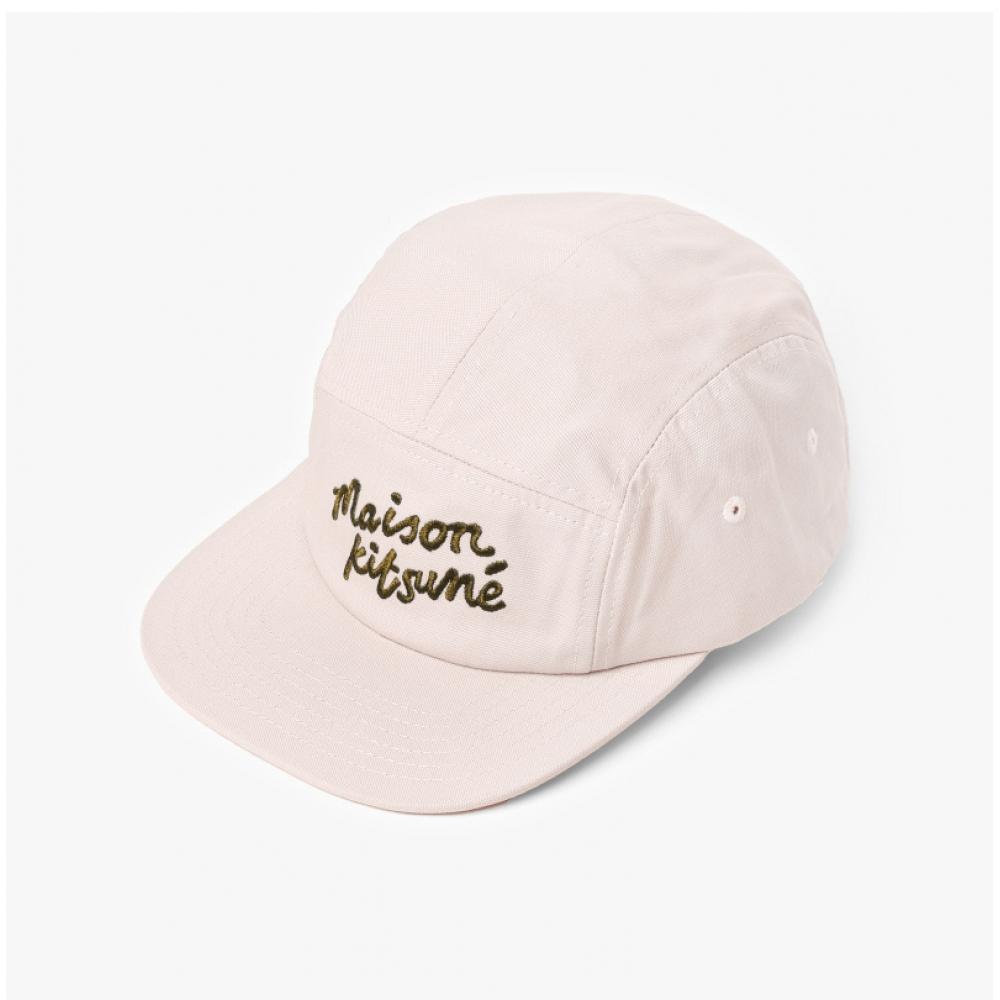 Maison Kitsune Lm06108ww0095 P705 Handwriting Logo Ball Cap