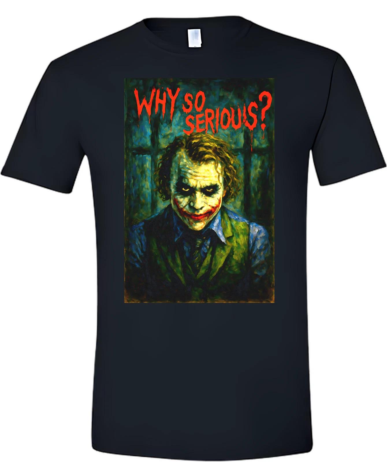 The Joker Why So Serious Halloween Short Sleeve T-Shirt XL