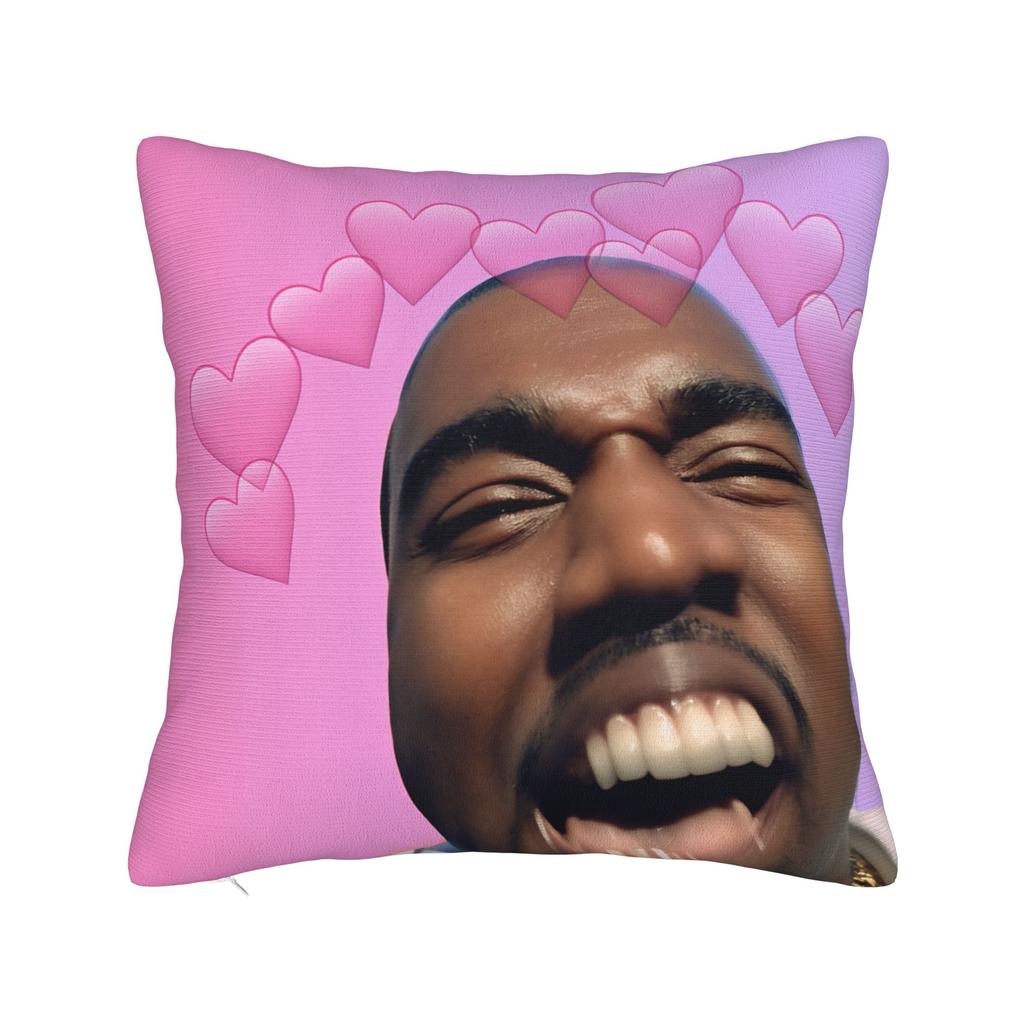 Kanye West Meme Pillow Cover  Square Cushion Cover Vintage Pillow Case For Sofa Home Decor