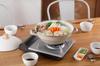 Fuji Enamel Earthenware with Pot, Enamel, Tabletop, 24cm, Lid, IH, Gas, Greige, HD-24.GG