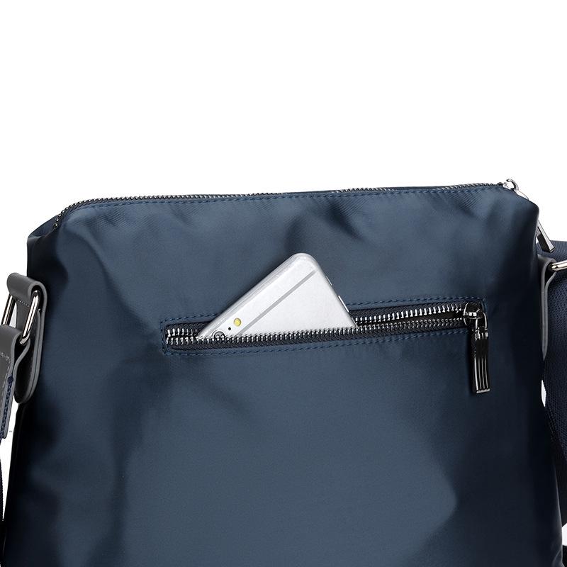Korean Style Men's Large Capacity Crossbody Shoulder Backpack - Oxford Cloth Canvas Nylon