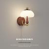 OEING Mid-Century Mushroom Bedside Wall Lamp