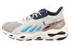 Li Ning Butterfly Non slip Lightweight Low top Chunky Sneakers Unisex Gray Blue AGLP087-2