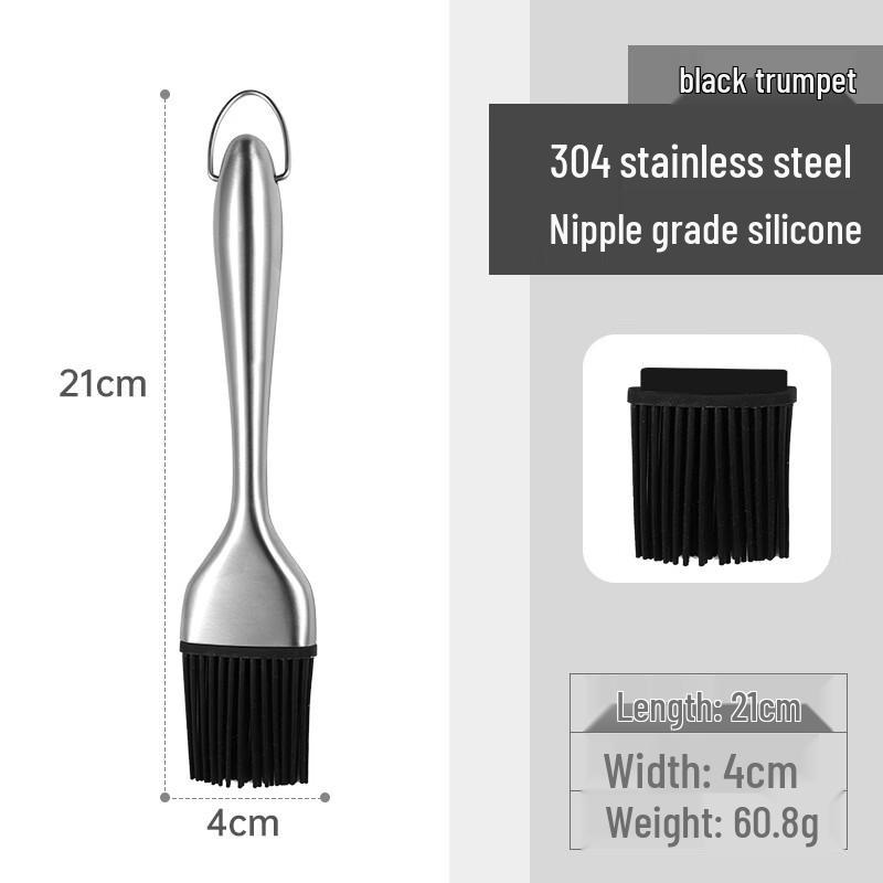 Stainless Steel Silicone Basting Brush