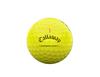 Callaway Golf Ball CHROME SOFT YLW 24 TRIPLE TRACK 1 Dozen (12 Pieces) 3 Piece Construction Triple Track Yellow