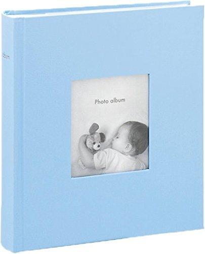 MARK'S Corso Graphia Photo Frame Album, Large Capacity Photo Album with Pockets (Blue)