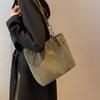 New simple suede shoulder bag women's tote cloth
