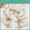 Toe Mules Close Summer Woman Women Slippers Bowtie Lazy Slides Flat Heel Girl Slippers Korean Outdoor Flip Flops