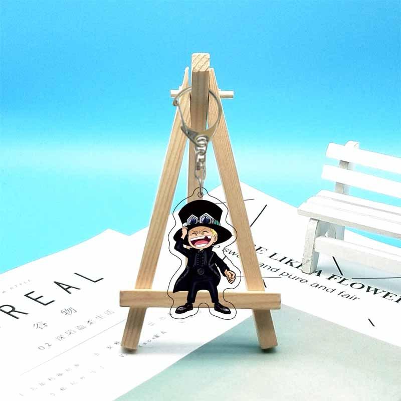 One Piece Luffy, Chopper, Law, Zoro, Ace, Sanji, Sabo Acrylic Keychain