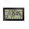 Touchscreen Große digitale Wanduhr Temperatur Datum Woche Schlummerfunktion Batteriebetriebene Tischuhr Doppelalarm 12/24H LCD-Wecker