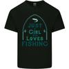 Just a Girl Who Loves Fishing Fisherwoman Kids T-Shirt Childrens