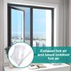 AC Window Seal Mobile Air Conditioner Seal Air Conditioner Window Seal Vent Kit Soft Cloth Door Window Seal AC Accessory