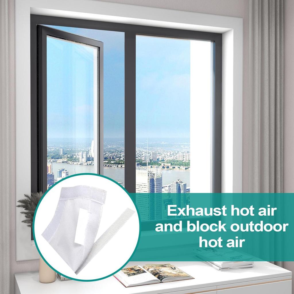 AC Window Seal Mobile Air Conditioner Seal Air Conditioner Window Seal Vent Kit Soft Cloth Door Window Seal AC Accessory