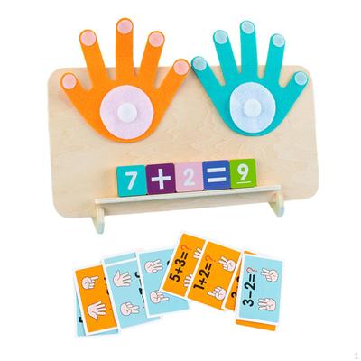 Montessori Toy Finger Number Learning Counting Teaching Children for Kids