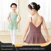 Toddler Girls' Long Sleeve Fleece Dance Leotard for Winter Practice and Exams
