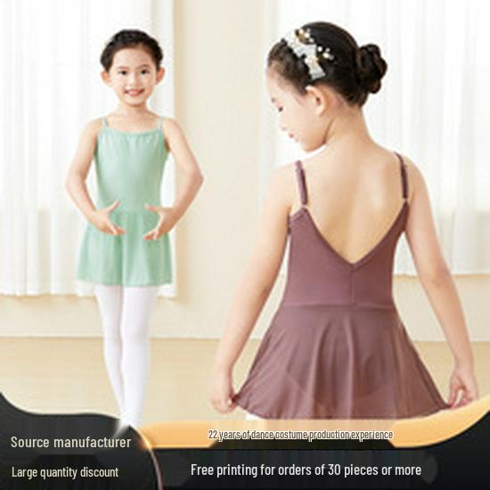 Toddler Girls' Long Sleeve Fleece Dance Leotard for Winter Practice and Exams