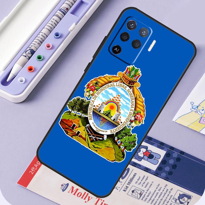 Honduras Flag For Oppo A94 A74 A54 A15 A18 A38 A58 A78 A98 A40 A60 A80 A16 A76 A96 A57 A17 A77 A5 Pro Case