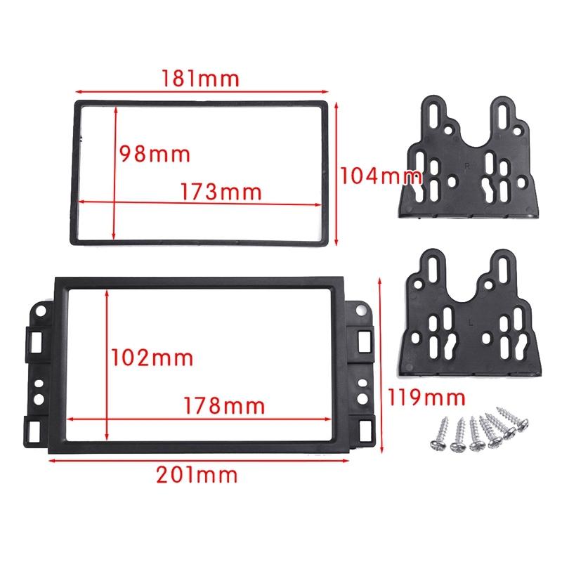 2Din Car Radio Fascia CD DVD o Dashboard Panel Frame for Chevrolet Captiva / Lova / Gentra / AVEO
