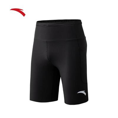 Anta Men's Quick-Dry Racing Compression Running Shorts