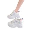 Thick-soled Little White Shoes New Height-increasing Shoes Children's Summer Thin Breathable Short Man Thin and Tall Dad Shoes