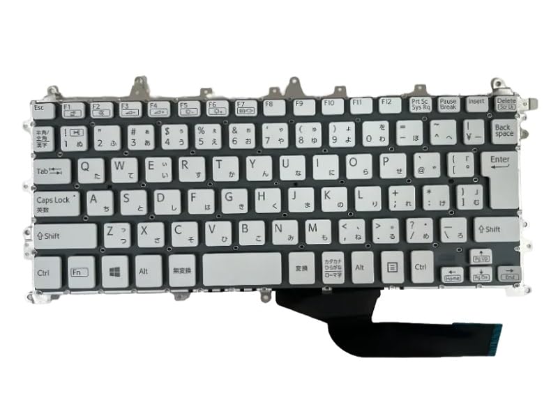 

Laptopdiyparts (Repair Replacement) 1V0065311 JP Compatible Japanese Keyboard with Backlight for Sony VAIO SX14 Series, White, HMB8833AVB11