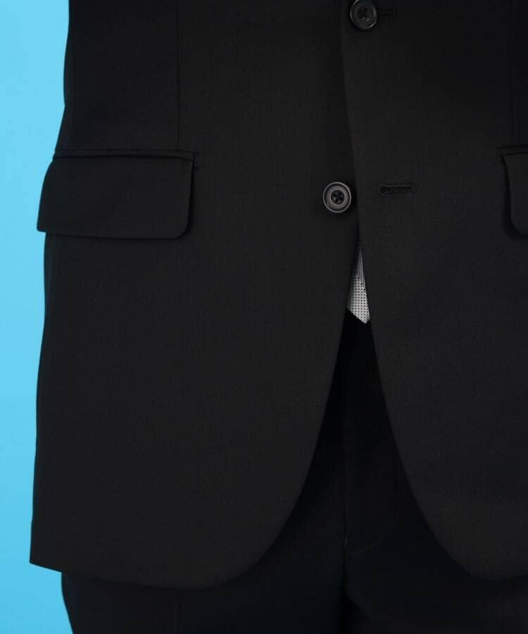 Takeo Kikuchi Solid Serge Suit for and Other Formal Dark Navy 02 93161009 Men's (3-Piece Suit) Weddings, Funerals, Occasions, (094) (M),