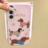 Cartoon Cat Phone Case For Samsung A56 A37 A57 A16 A17 A55 A36 A53 A35 A34 A06 A07 A26 S26 Ultra S25 FE S24 Leather Soft Cover