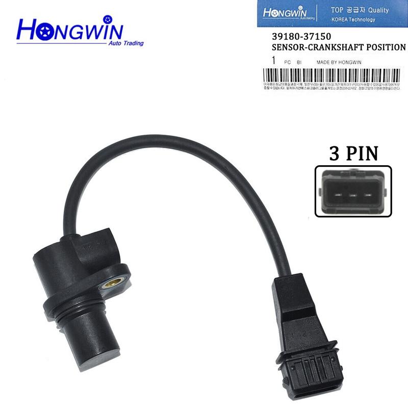 Genuine No.:39180 37150 Crankshaft Position Sensor Fits Hyundai Tucson Sonata Kia Optima SPORTAGE 2.5L 2.7L ,3918037150