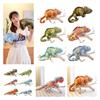 Realistic Lizard Plush Toy Super Soft Short Plush Material Color-changing Chameleon Doll Perfect Gift For Teens