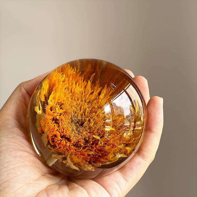 

1 шт. Полимерные подсолнухи Хрустальный шар желаний Подарок на день рождения Искусство подсолнухов Домашний настольный аксессуар Шар мечты Домашнее украшение 917 around 80cm&1pc