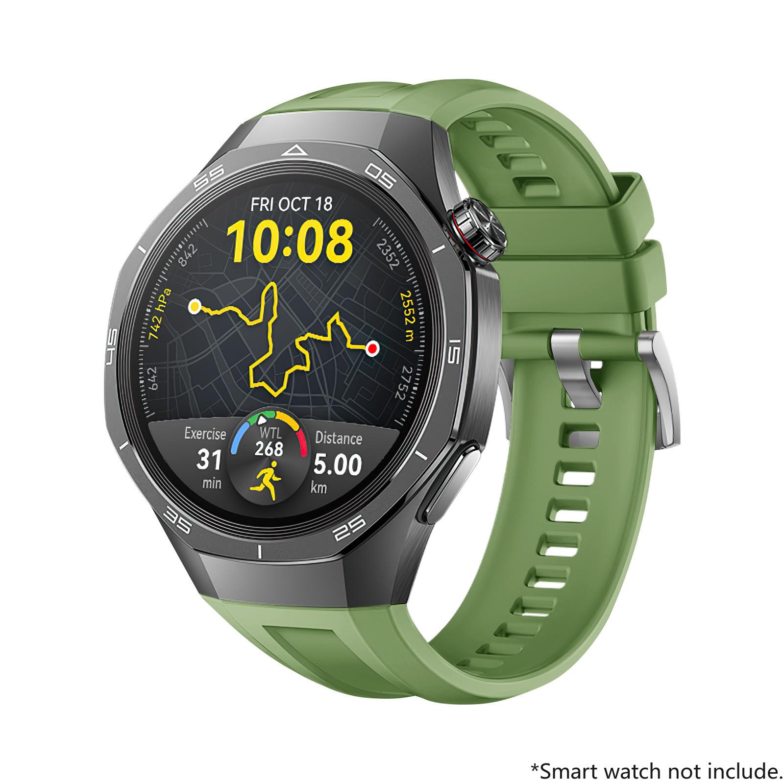 

Силіконовий ремінець для Huawei Watch GT 6 Pro 46мм Спортивний браслет для Huawei GT6 GT6Pro GT5 GT5Pro GT4 GT3 Браслет 22мм Ремінець для годинника Huawei GT 4 46mm