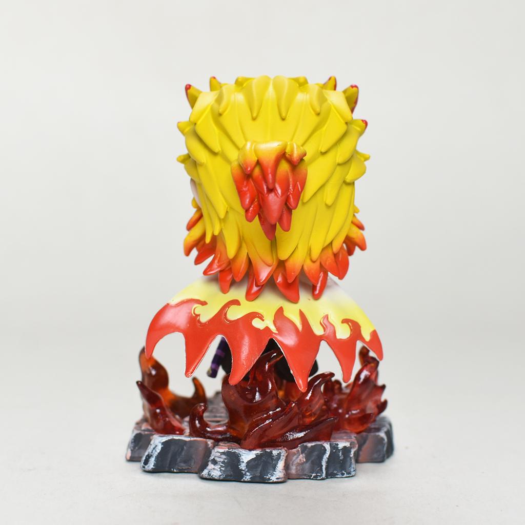 10cm/3.93in Figurka Anime Demon Slayer Rengoku Kyoujurou Kolekcja Figur Statua Model Zabawka Prezent