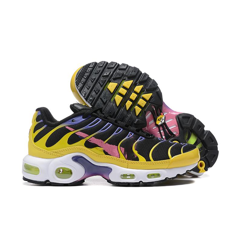 2024 Mote Trend TN Plus Herre Dame Løpesko Aqua Sølv Partikkelgrå Trippel svart Digital Rosa Psykisk Blå Verdensomspennende Herre Sneakers Sport