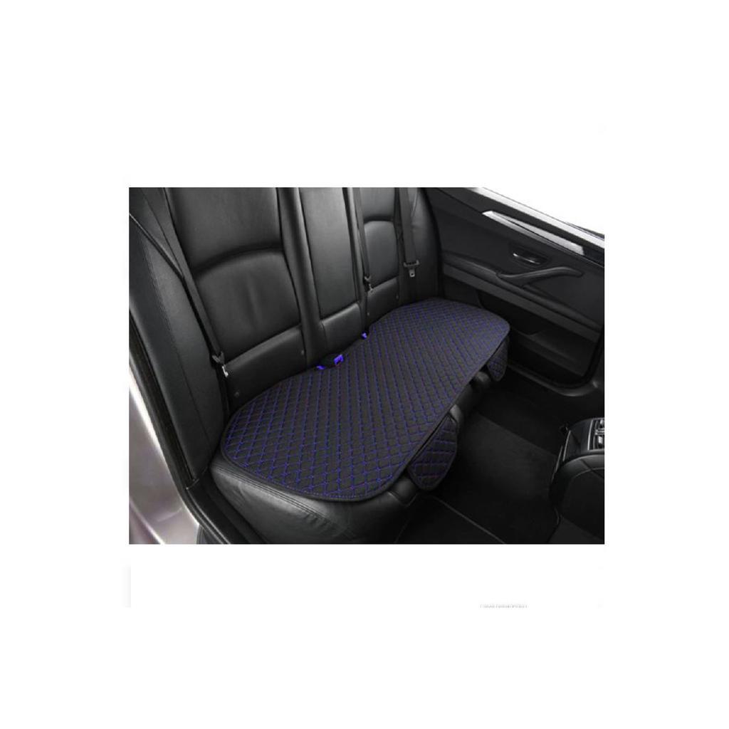 Car Seat Cushion Front And Rear Set 3 Pieces Add Style To Your Car Black Fabric Black