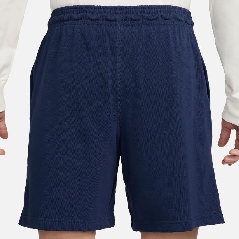 Nike Logo Print Elastic Waist Casual Shorts Men Shorts Navy-Blue FQ4361-410