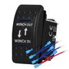 12v/24v Blue Led Light 5 Pin On Off SPST Rocker Switch 7 Pin On Off On ARB Carling Style Car Boat Waterproof Pump Push Switch