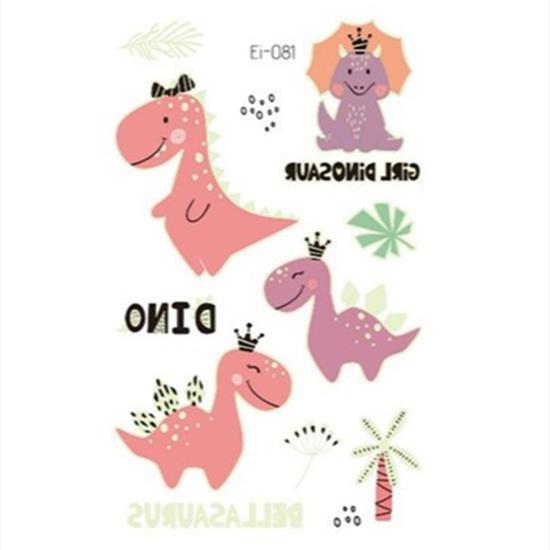 Luminous Tattoo Stickers Temporary Fake Tattoos Kid Glow Paste On Face Arm Leg for Children Body Art Mermaid Dinosaur Sticke