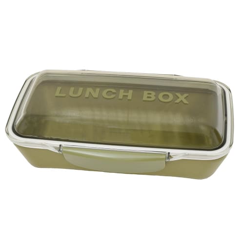 Yellow Studio Monochrome Dome Single-Tier Lunch Container, 750ml, Khaki, 73562