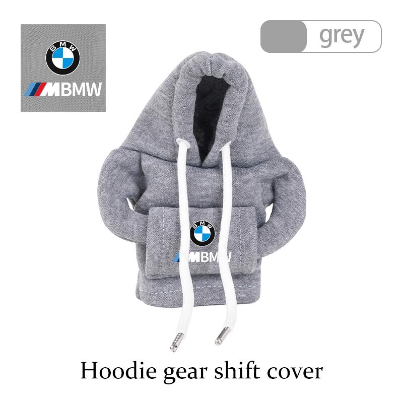 PGTK1 Universal Car Gear Shift Knob Cover Gearshift Interior Hoodie For BMW M Sport M2 M3 M4 M5 M6 E46 E90 E60 F10 F20 E87 X3 X6