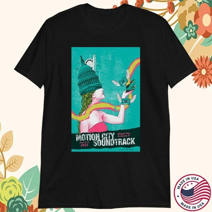 Motion City Soundtrack Warped Tour On June 14-15 2025 T-shirt D086 Unisex T-Shirt S