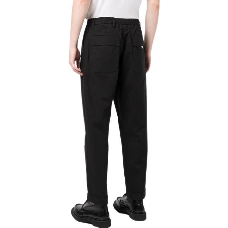 EMPORIO ARMANI FW22 Casual Pants Men's Black 6L1PL4-1NHOZ-0999