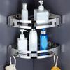 Bathroom Shower Storage Shelf Wall Mounted Shampoo Holder Punch/Punch-free