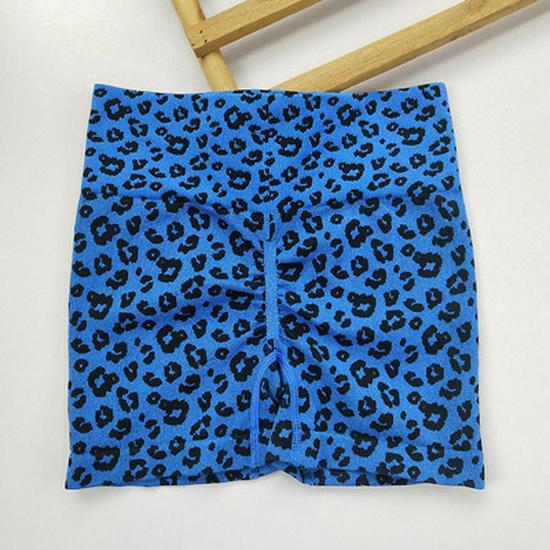 Women's High Waist Leopard Print Quick-Dry Yoga Pants - Slimming, Peach Booty Style