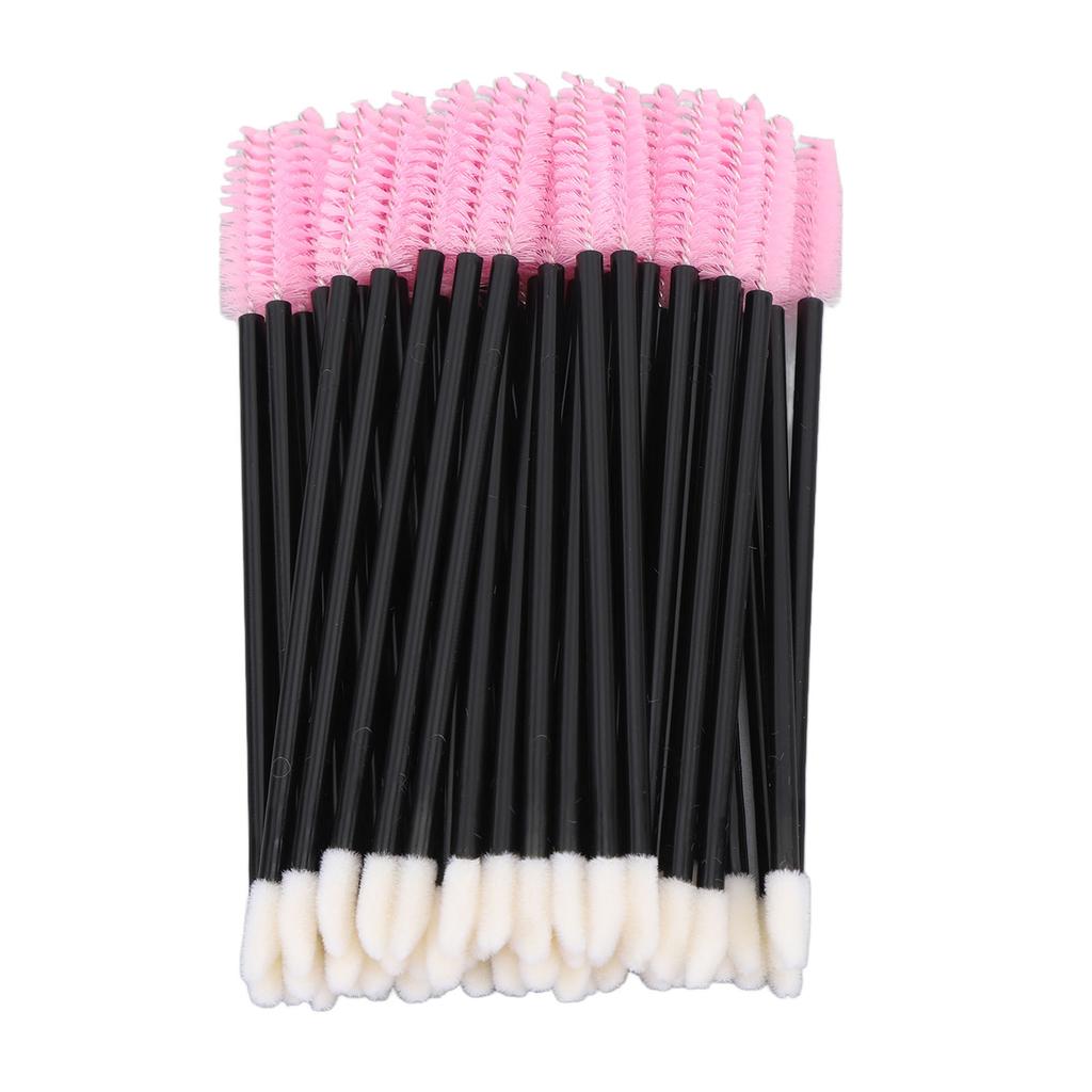 Disposable Eyelash Eyebrow Brush Double Headed Lip Brush Mascara Wands Applicators for Eyelash Extensions